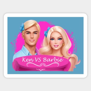 ken vs barbie Magnet